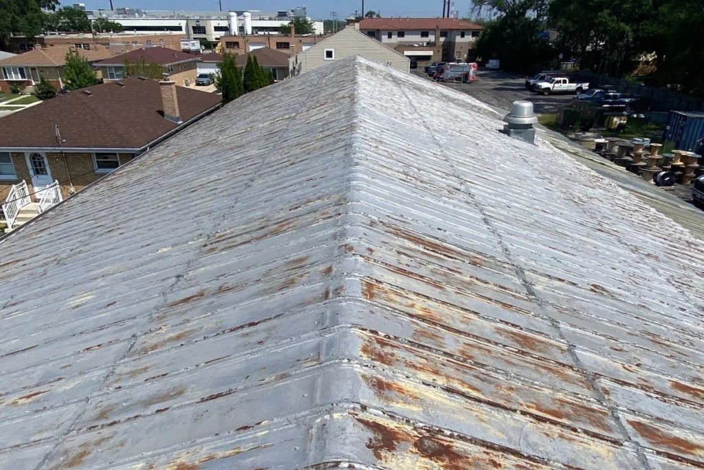 how to repair a rusty roof